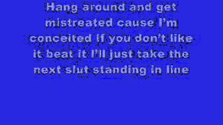 Dick Head - Mad Child (lyrics on screen)