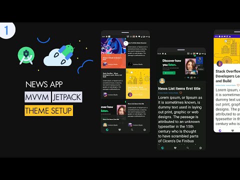 [Open Coding] News App MVVM #01: UI | Dependencies & Theme styles Setup | Android Native
