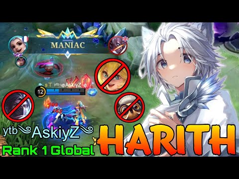 MANIAC Harith Jungler Monster - Top 1 Global Harith by ʸᵗᵇ༄AskiyZ༄ - Mobile Legends