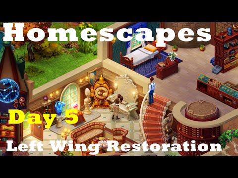 Homescapes Movie New Area Day 5 Story HD | Left Wing Restoration New Relative - Rachel Barrow | Ios