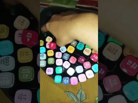 60 Color Marker Pen Set