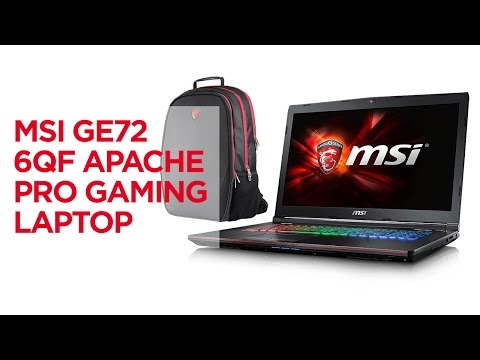 MSI GE72 6QF Apache Pro Gaming Laptop Unboxing and Review Benchmarks!