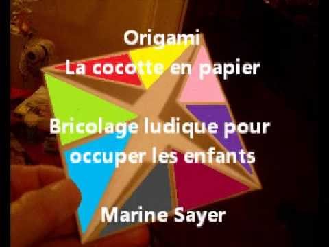 comment colorier une cocotte en papier