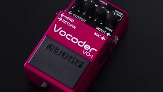 BOSS VO-1 Vocoder - відео 2