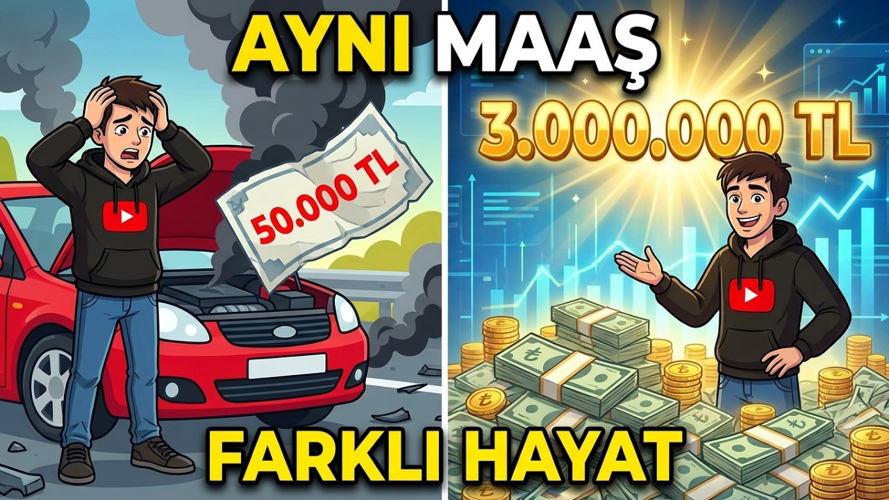 Aynı Maaşı Alan İki Kişi Neden Farklı Hayatlar Yaşar? (Net Servet)