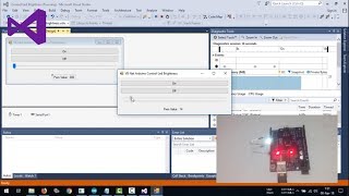 Visual Basic .NET | Serial Communication with Arduino to Control LED Brightness