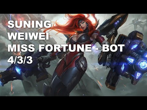 Suning Weiwei Bot Miss Fortune vs Ezreal - KR Challenger Patch 10.9