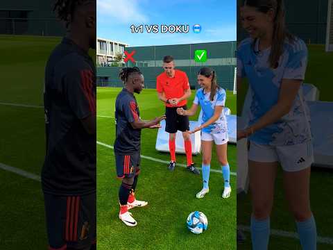 Skill Challenge vs Jérémy Doku!! 😱⚽️