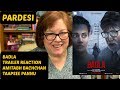 Badla Trailer Reaction | Amitabh Bachchan | Taapsee Pannu