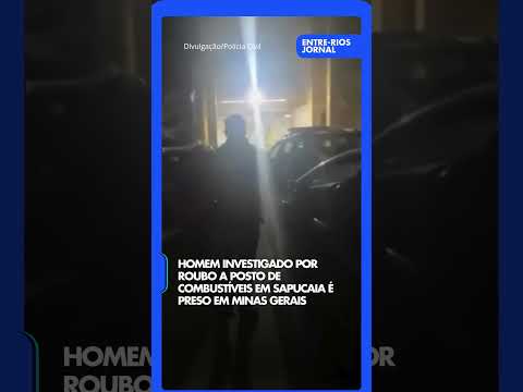 Homem investigado por roubo a posto de combustíveis em Sapucaia é preso em Minas Gerais