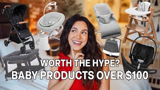POPULAR BABY PRODUCTS WORTH THE HYPE? WHAT I LOVE & WHAT I REGRET BUYING OVER $100! (PART 2)