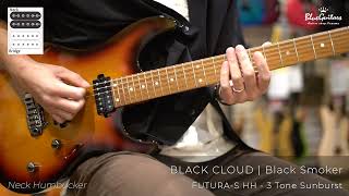Video thumbnail for Blue Guitars - BLACK CLOUD Black Smoker / FUTURA-S HH - Pickup Position Sound Check by Blue Guitars