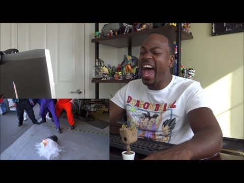 THE CELL SAGA IN 5 MINUTES (DRAGONBALL Z LIVE ACTION) (SWEDED) - Mega64 - REACTION!!!