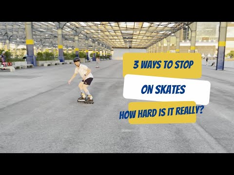 How to stop on Rollerblades/Inline Skates - 3 ways