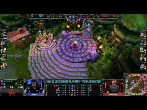 ♠ SEASON 4 ♠ || SK Gaming vs Roccat Game 1 EU LCS Summer 2014 Playoffs SK vs ROC S4 Worlds Regionals