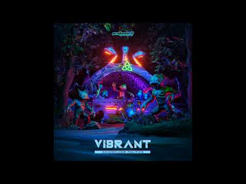 Vibrant & Cosmic Illusion - Trinity Knot