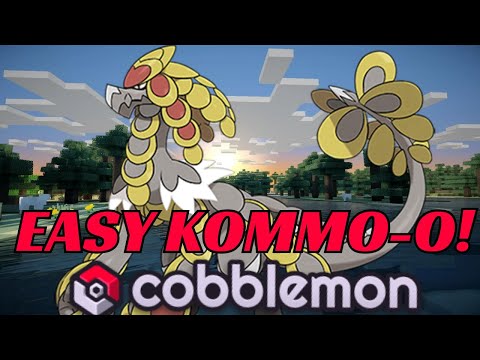 How To Catch Kommo-o EASILY In Cobblemon!