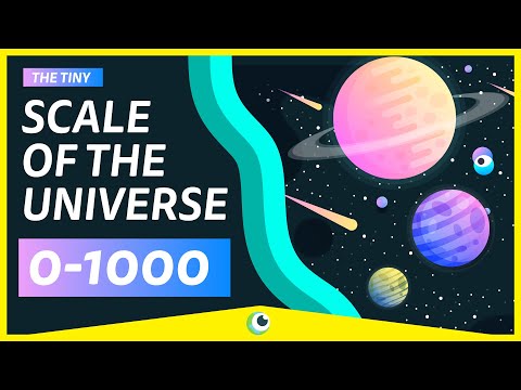 宇宙的尺度--用數字表示我們的小小宇宙（第 1 部分） (Scale of the universe - Our TINY UNIVERSE in NUMBERS (Part 1))