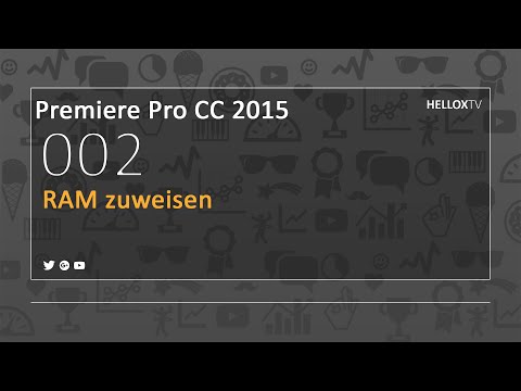 Premiere Pro CC 2015 - Mehr RAM zuweisen