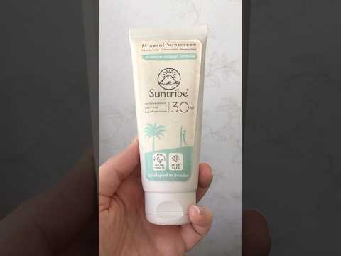 Suntribe mineral sunscreen SPF30- short review #Suntribe #sunscreen #skincareproduct #review