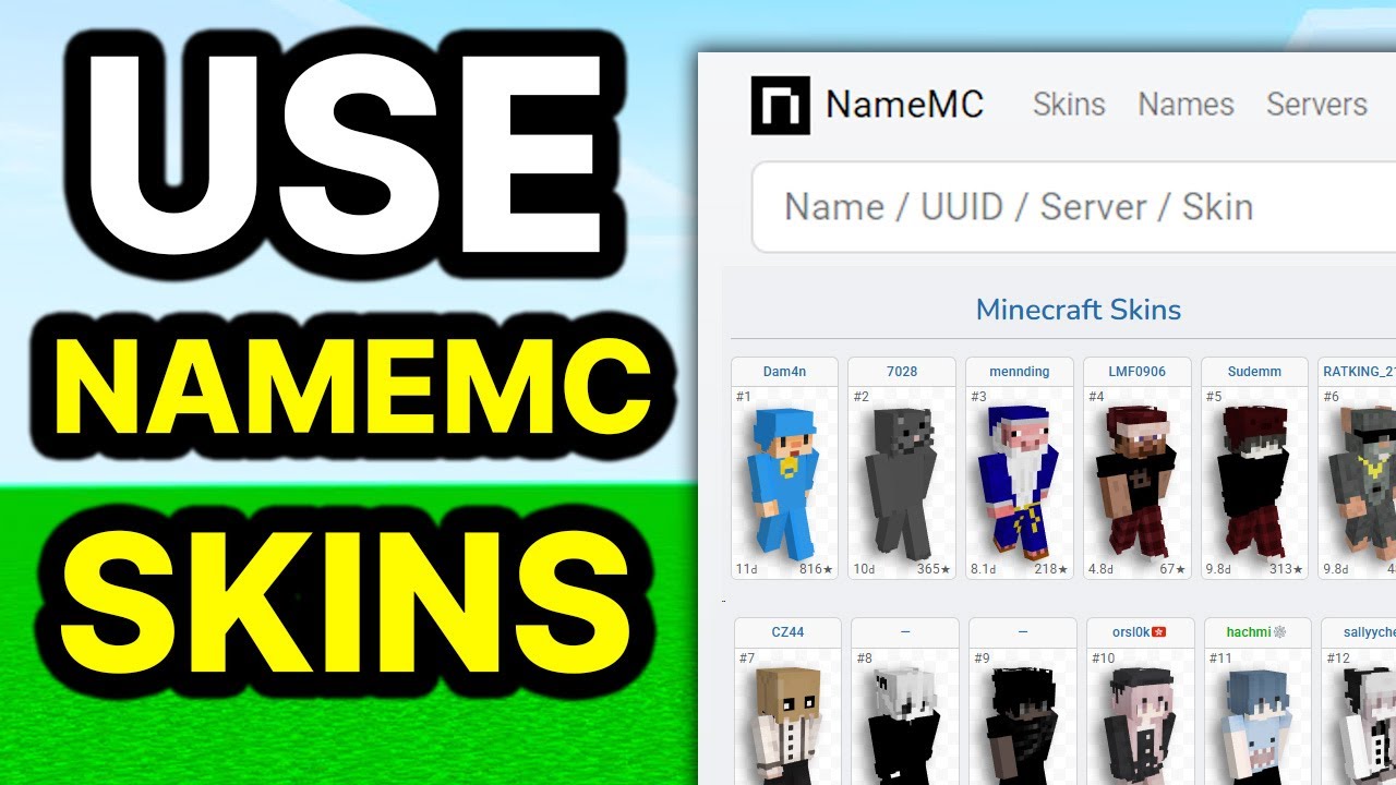 How To Use Namemc Skins