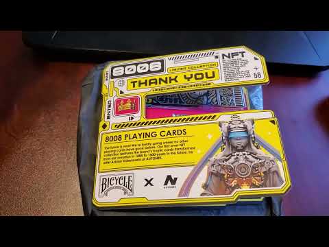 Unboxing Bicycle Playing Cards NFT Physical Deck!!