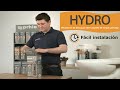 Video: Descarga universal con sistema Start & Stop Prhie Hydro 70112 para base Roca D2D