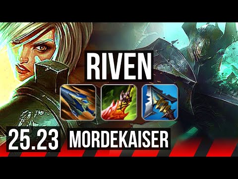 RIVEN vs MORDEKAISER (TOP) | KR Master | 25.23