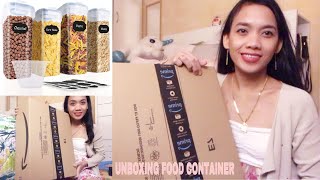 UNBOXING FOOD CONTAINER || Beatriz and Giulio