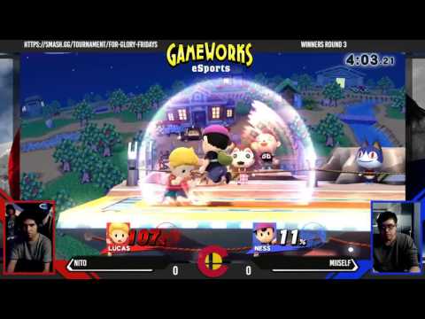 For Glory Friday 90 - Nito (Lucas) Vs. Miiself (Ness) - Winners Round 3