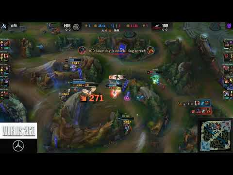 EDG Jiejie Quadra Kill | Worlds 2021