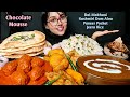 Eating Kashmiri Dum Aloo Dal Makhni Kulcha Jeera Rice Chocolate Mousse Big Bites Veg Thali