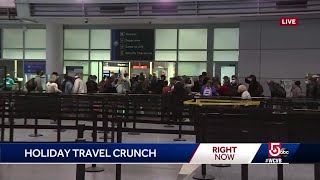 Thanksgiving travel rush under way at Logan