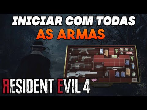 Como Iniciar Resident Evil 4 Remake Com Todas Armas Outra Vez