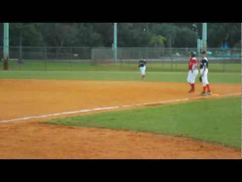 Alex Reed 50/70 Reds Hit & RBI 4/1/2013