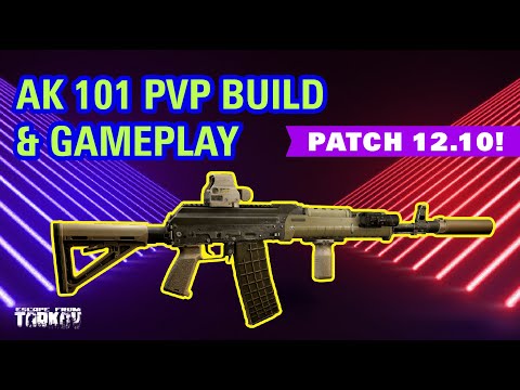 AK-101 Tan Build & Gameplay | Escape From Tarkov | V-Play