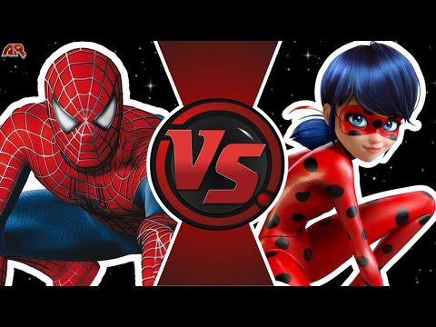 SPIDER-MAN vs LADYBUG! CARTOON FIGHT CLUB