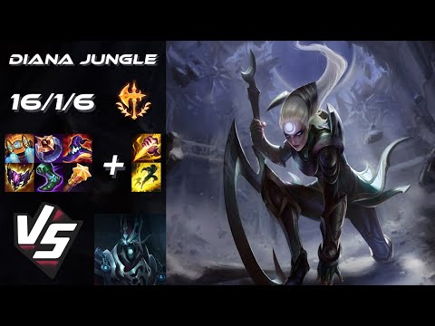 JUNGLE Diana vs Karthus - EU Challenger Patch 14.17