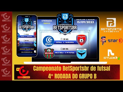 COTRAL X PANELINHA | CAMPEONATO BETSPORTS BR - NINA RODRIGUES | 4° RODADA | GRUPO B