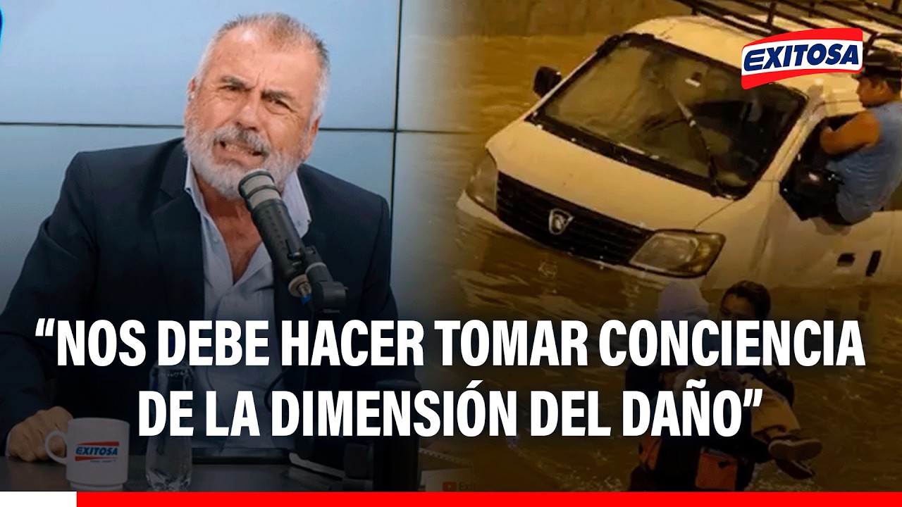 🔴🔵 Nicolás Lúcar sobre inundaciones en VES: "Nos debe hacer tomar conciencia"