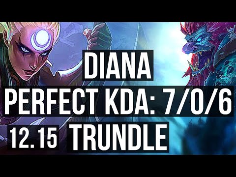 DIANA vs TRUNDLE (JNG) | 7/0/6, 66% winrate, Godlike | EUW Master | 12.15