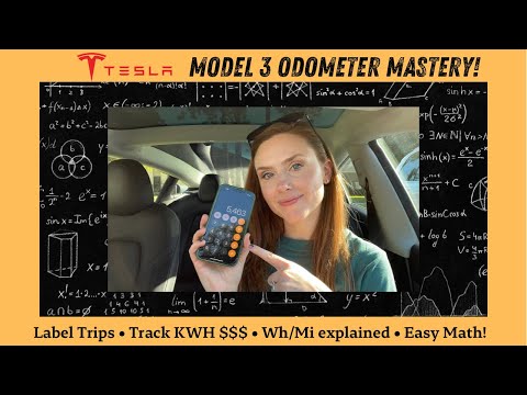 TESLA Model 3 Odometer Mastery! (Trips, KWH, Wh/Mi,...