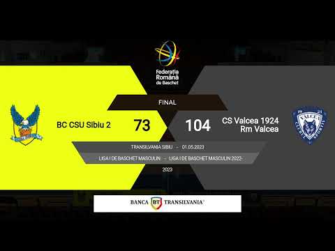 L1BM 2022-2023: BC CSU Sibiu 2 - CS Vâlcea 1924
