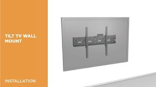 How to Install Tilt TV Wall Mount - LP55-46TB2