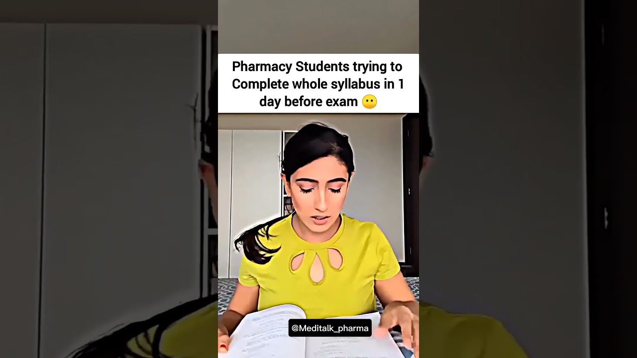 Pharmacy Students one night before semester exam #pharmacy #shorts #trending #viral