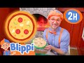 Blippi Prepares A Funny Fun Pizza Kids Toy Play Educational Videos For Kids