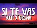 Sech, Ozuna - Si Te Vas (Letra/Lyrics) Sech, Ozuna - Si Te Vas (Letra/Lyrics)