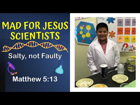 Salty Not Faulty lesson - Matthew 5:13