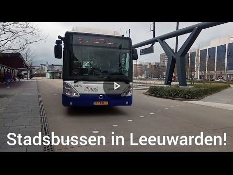 Stadsbussen in Leeuwarden