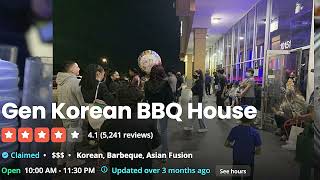 Gen Korean BBQ Northridge: What You NEED to Know